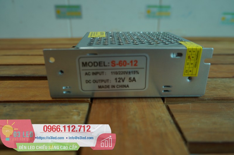 Nguồn Tổ Ong 12VDC 5A