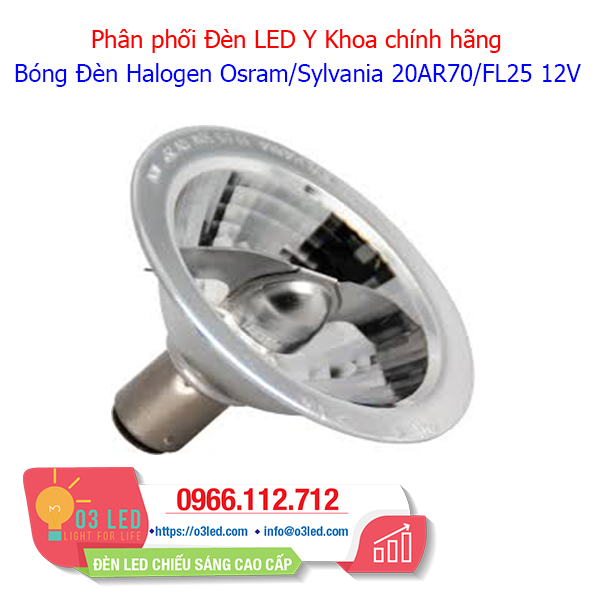 Bóng Đèn Halogen Osram/Sylvania 20AR70/FL25 12V