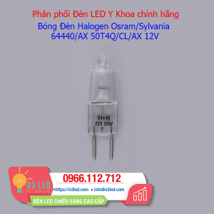 Bóng Đèn Halogen Osram/Sylvania 64440/AX 50T4Q/CL/AX 12V