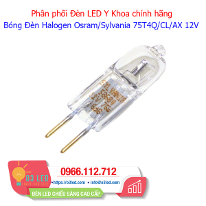 Bóng Đèn Halogen Osram/Sylvania 75T4Q/CL/AX 12V