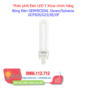 Bóng Đèn GERMICIDAL Osram/Sylvania GCF5DS/G23/SE/OF