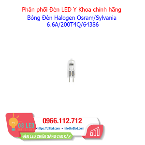 Bóng Đèn Halogen Osram/Sylvania 6.6A/200T4Q/64386