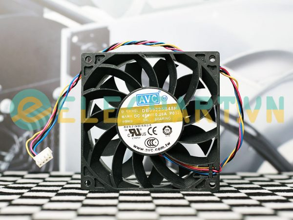 Quạt biến tần AVC DB09225B48H, 48VDC, 92x92x25mm
