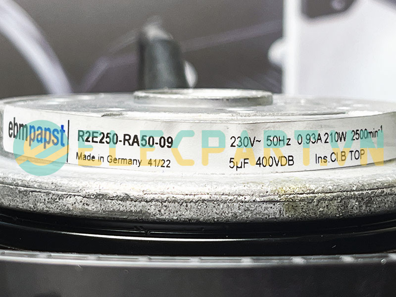 Quạt ly tâm EBMPAPST R2E250-RA50-09, 230VAC, 250mm