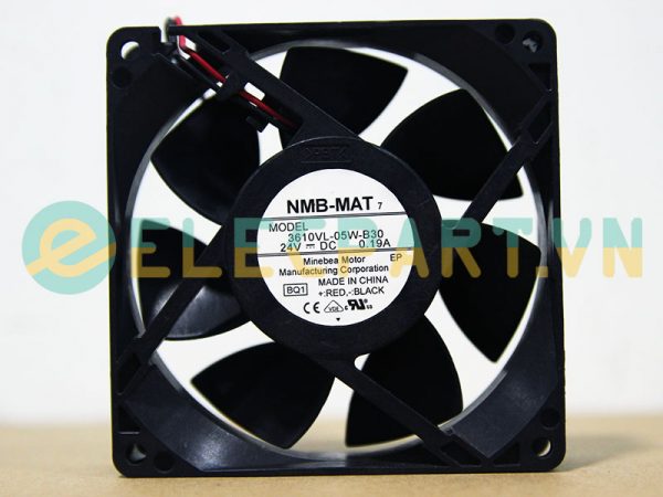 Quạt biến tần NMB 3610VL-05W-B30, 24VDC, 92x92x25mm