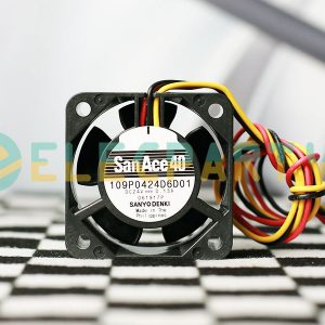 Quạt biến tần SANYO DENKI 109P0424D6D01, 24VDC, 40x40x20mm