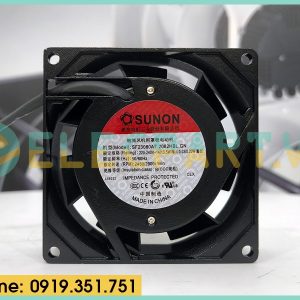 Quạt hút tủ điện SUNON SF23080AT 2082HBL.GN, 220-240VAC, 80x80x25mm
