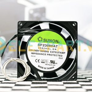 Quạt hút tủ điện SUNON SF23080AT 2082HBL.GN, 220-240VAC, 80x80x25mm