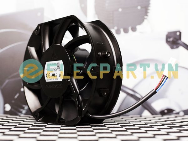 Voltage: 24VDC Current: 1.70A Power: 23.28W Speed :4000rpm AIrflow: 302CFM Noise: 60dBA Size: 172x150x51mm Bearing Type: Ball Housing Material: Aluminum Termination: Wire Leads