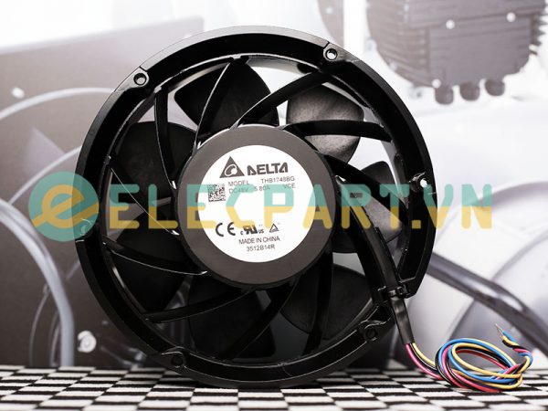 Quạt biến tần DELTA THB1748BG, 48VDC, 172x51mm