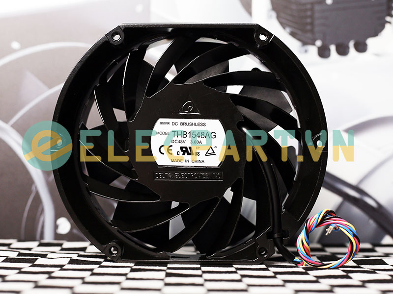 Quạt biến tần DELTA THB1548AG, 48VDC, 172x150x51mm