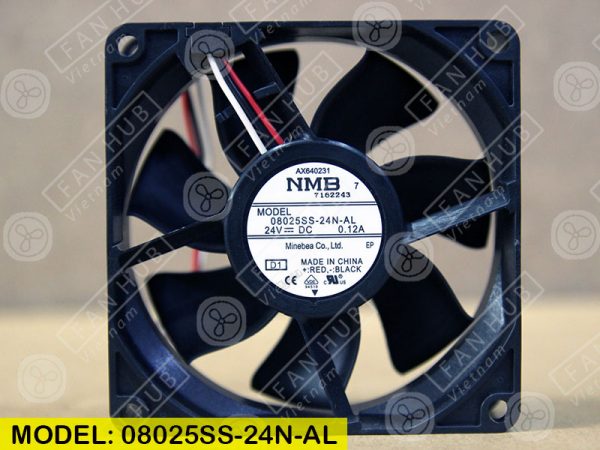 Quạt biến tần NMB 08025SS-24N-AL, 24VDC, 80x80x25mm