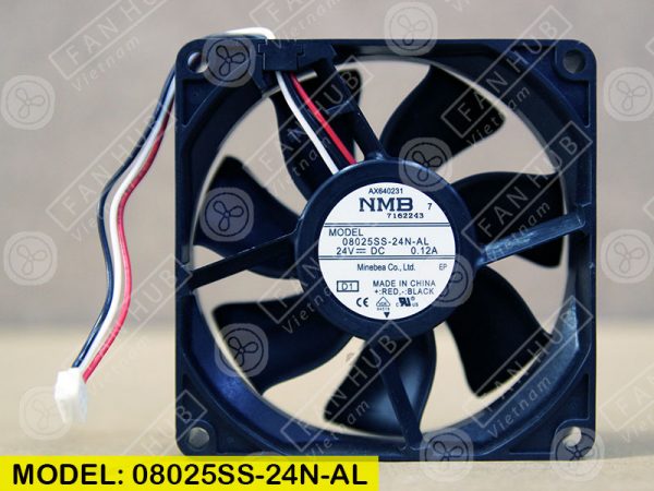 Quạt biến tần NMB 08025SS-24N-AL, 24VDC, 80x80x25mm