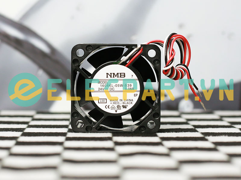 Quạt biến tần NMB 1608KL-05W-B39, 24VDC, 40x40x20mm