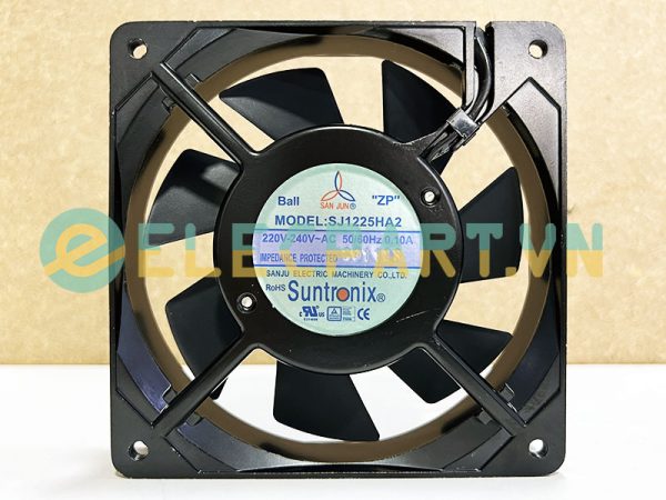 Quạt hút tủ điện SANJU SJ1225HA2, 220-240VAC, 120x120x25mm