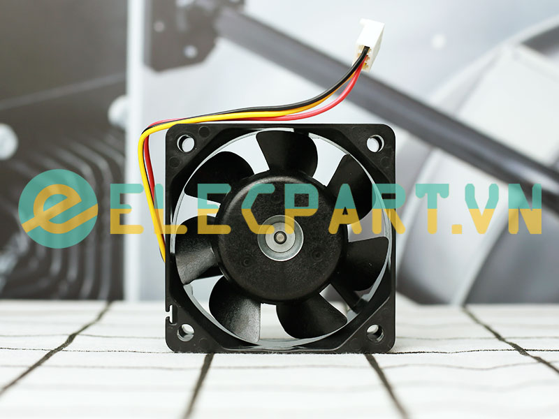 Quạt biến tần SANYO DENKI 109R0612H401, 12VDC, 60x60x25mm