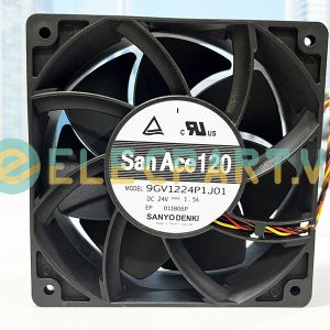 Quạt biến tần SANYO DENKI 9GV1224P1J01, 24VDC, 120x120x38mm