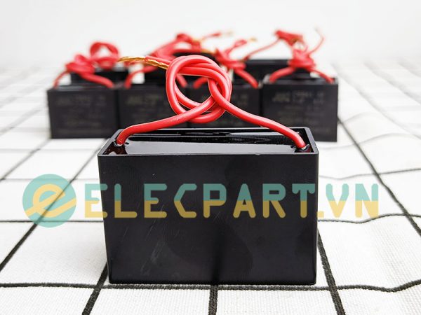 Tụ điện CBB61 10uF, 450VAC Dây cắm