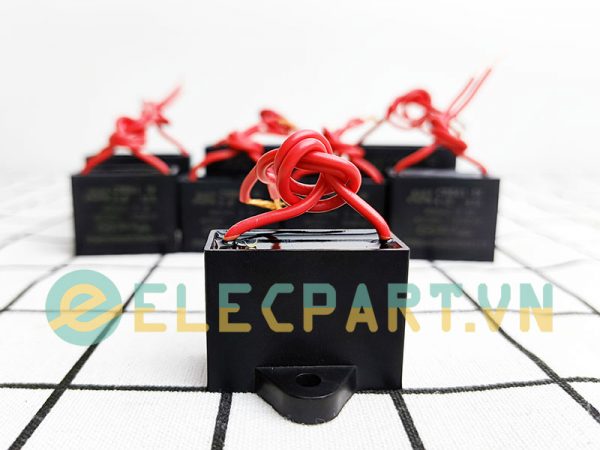 Tụ điện CBB61 2.5uF, 450VAC Dây cắm