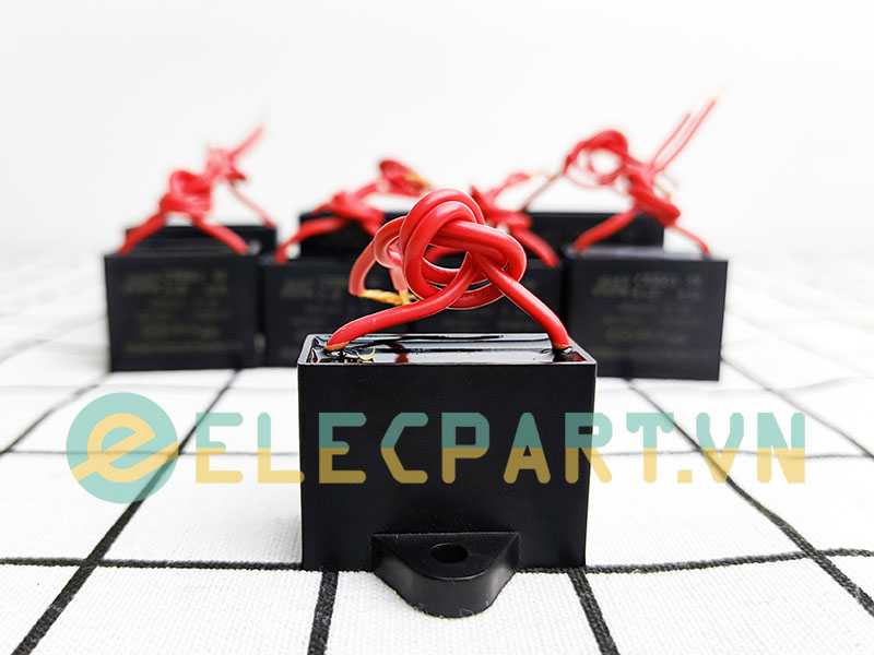 Tụ điện CBB61 2.5uF, 450VAC Dây cắm