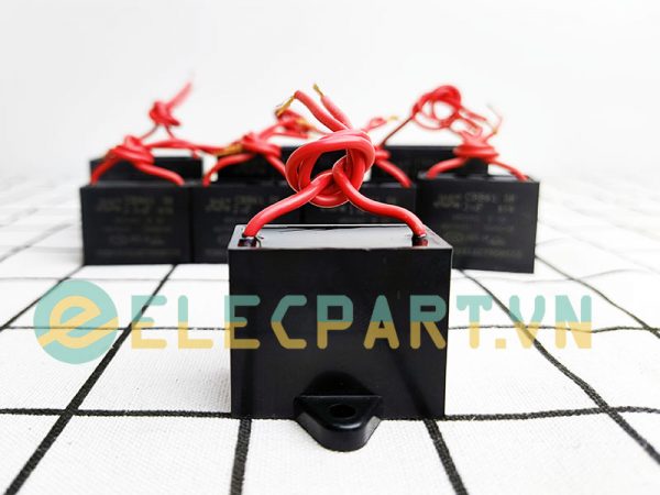 Tụ điện CBB61 4uF, 450VAC Dây cắm