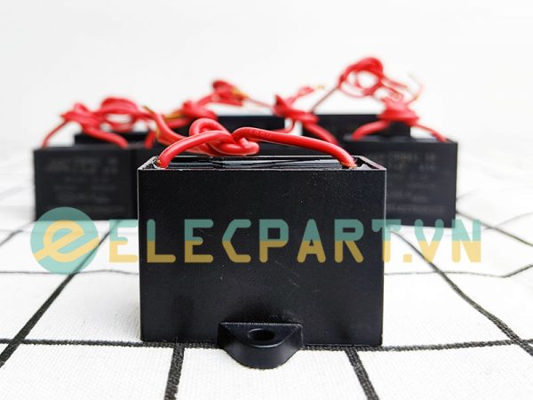 Tụ điện CBB61 6uF, 450VAC Dây cắm