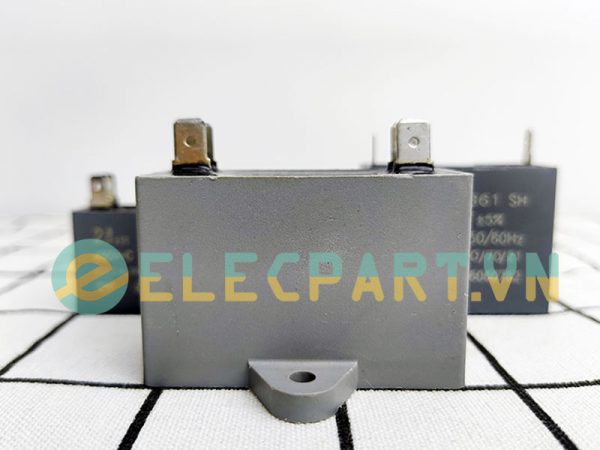 Tụ điện CBB61 8uF, 450VAC Giắc cắm