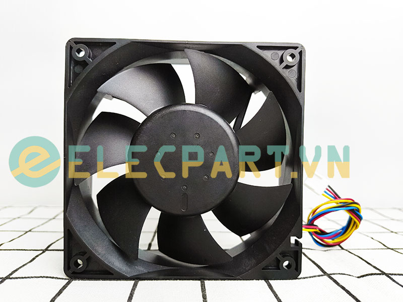 Quạt biến tần DELTA AFB1224SHE, 24VDC, 120x120x38mm