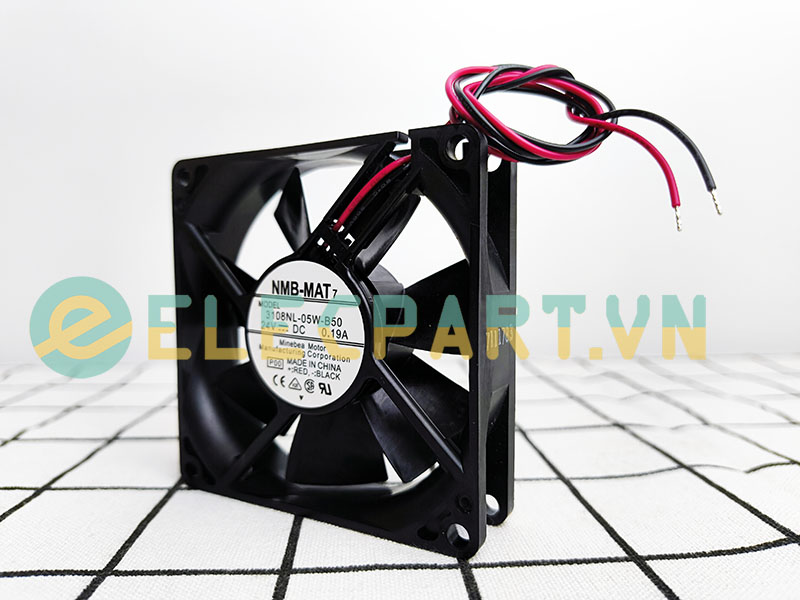 Quạt biến tần NMB 3108NL-05W-B50, 24VDC, 80x80x20mm