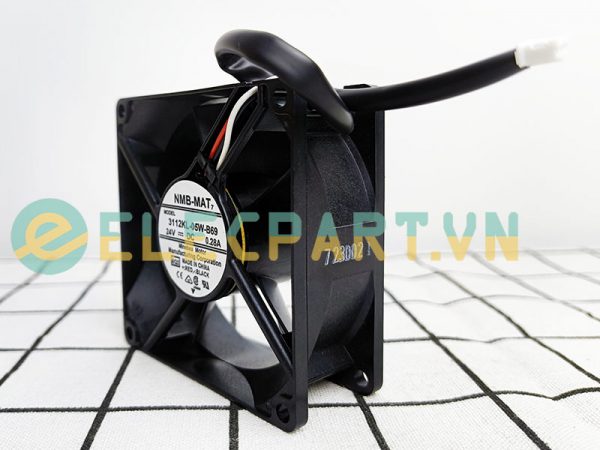 Quạt biến tần NMB 3112KL-05W-B69, 24VDC, 80x80x32mm