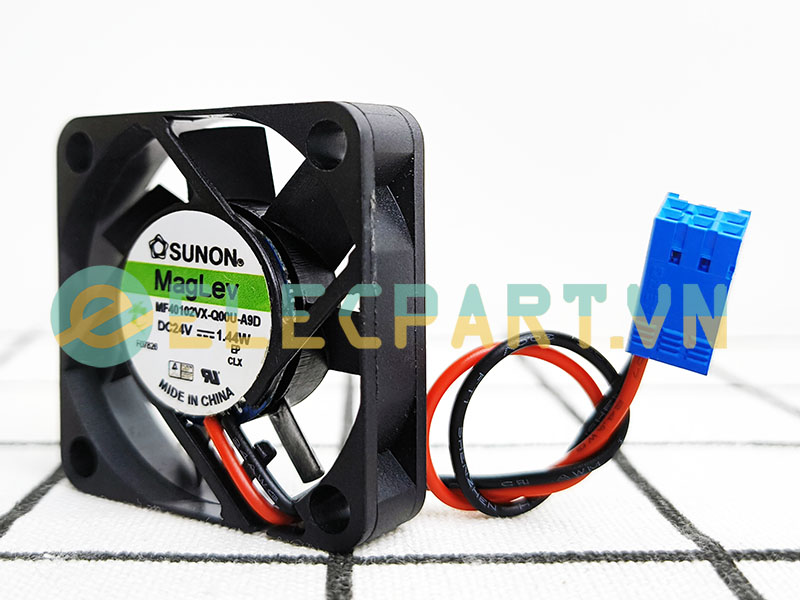 Quạt biến tần SUNON MF40102VX-Q00U-A9D, 24VDC, 40x40x10mm