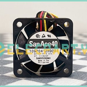 Quạt biến tần SANYO DENKI 109P0412H9D01, 12VDC, 40x40x10mm