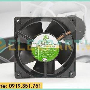 Quạt hút tủ điện Bi-Sonic 4E-230B 02, 230VAC, 120x120x38mm