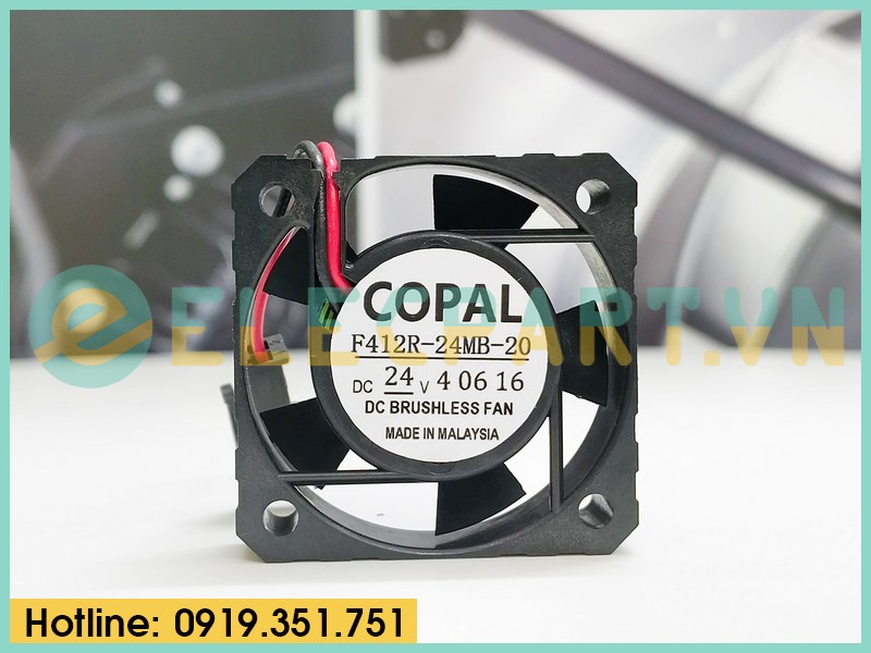Quạt biến tần COPAL F412R-24MB-20, 24VDC, 40x40x10mm