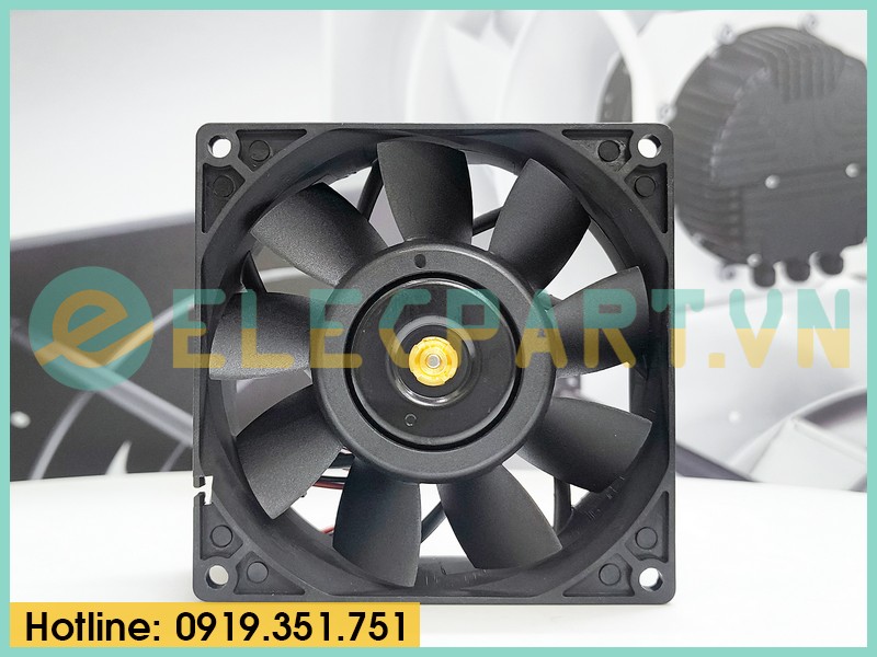 Quạt biến tần DELTA PFB0912UHE, 12VDC, 92x92x38mm