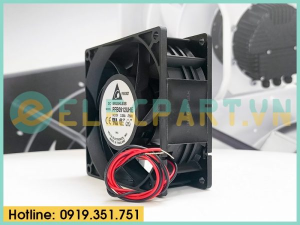 Quạt biến tần DELTA PFB0912UHE, 12VDC, 92x92x38mm
