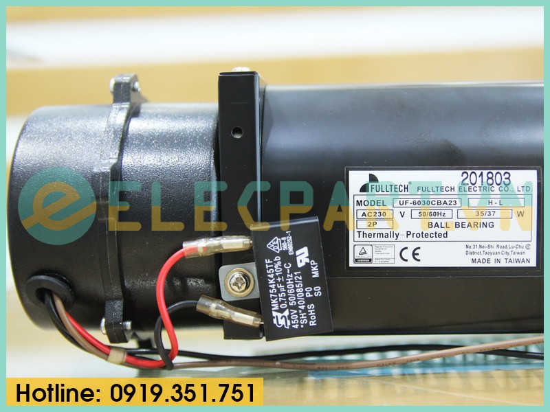 Quạt tủ điện FULLTECH UF6030CBA23HL, 230VAC, 402x100x90mm