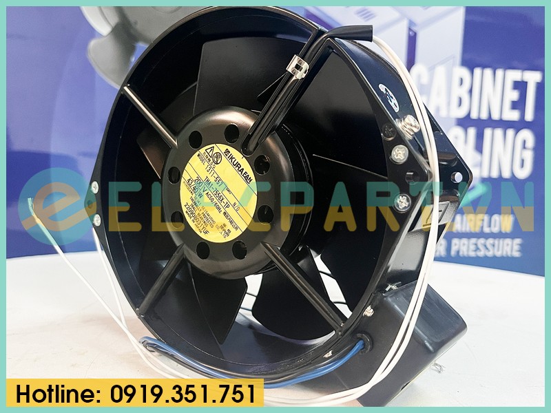 Quạt hút tủ điện IKURA FAN THA1-7556X-TP, 200VAC, 172x150x55mm