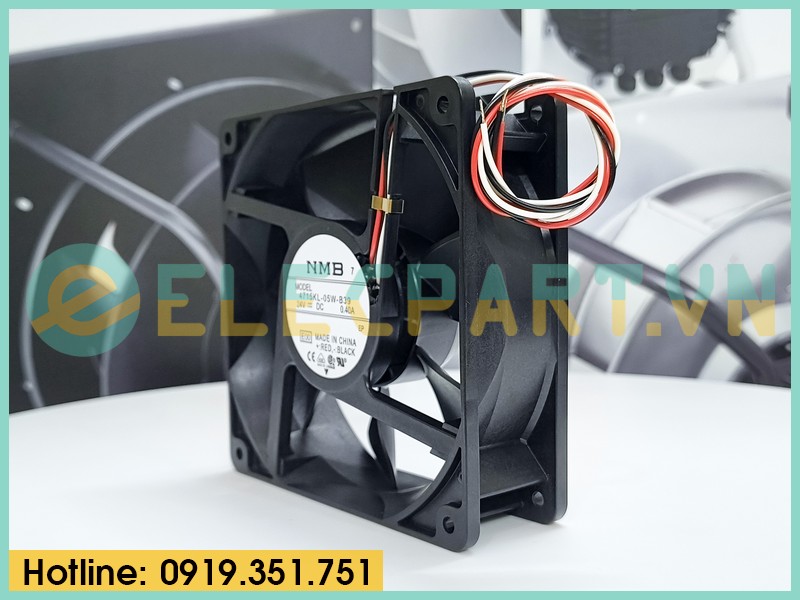 Quạt biến tần NMB 4715KL-05W-B39, 24VDC, 120x120x38mm