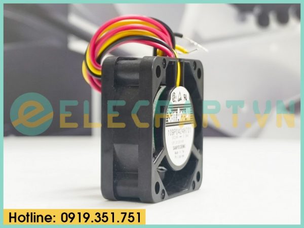 Quạt biến tần SANYO DENKI 109P0424H701, 24VDC, 40x40x15mm