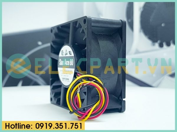Quạt biến tần SANYO DENKI 9G0824G1D01, 24VDC, 80x80x38mm