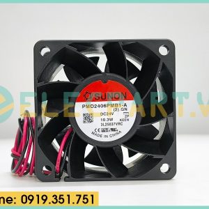 Quạt biến tần SUNON PMD2406PMB1-A(2).GN, 24VDC, 60x60x38mm