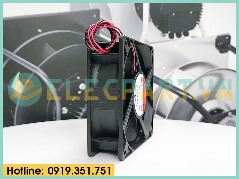 Quạt biến tần SUNON PMD2412PMB1-A(2).GN, 24VDC, 120x120x38mm