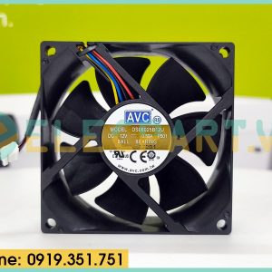 Quạt biến tần AVC DS08025B12U, 12VDC, 80x80x25mm