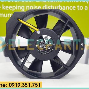 Quạt tủ điện 145FZY6-S, 380VAC, 172x150x38mm