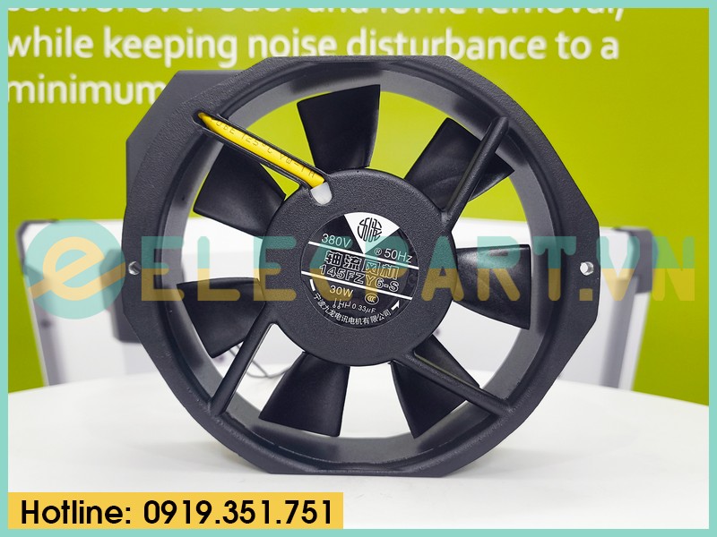 Quạt tủ điện 145FZY6-S, 380VAC, 172x150x38mm