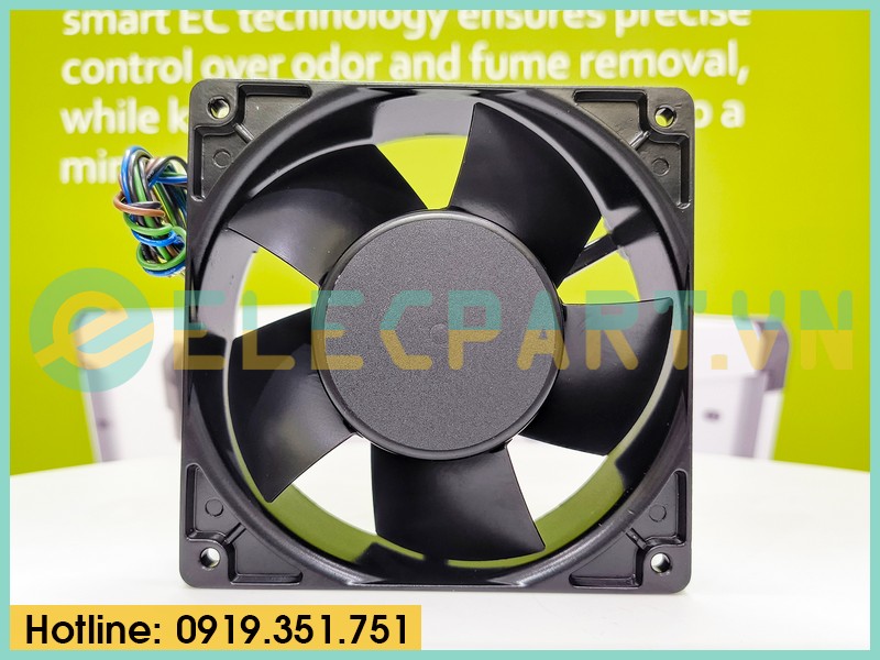 Quạt tủ điện Bi-Sonic 4E-DVB, 115-230VAC, 120x120x38mm