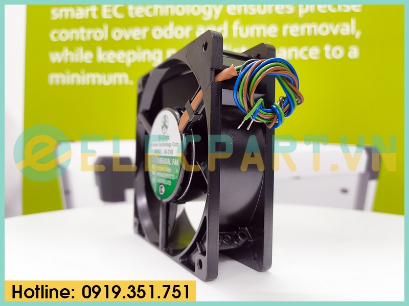 Quạt tủ điện Bi-Sonic 4E-DVB, 115-230VAC, 120x120x38mm