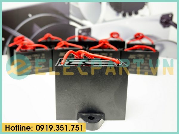 Tụ điện CBB61 8uF, 450VAC Dây cắm