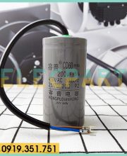 Tụ điện CD60 200uF, 450VAC Dây cắm